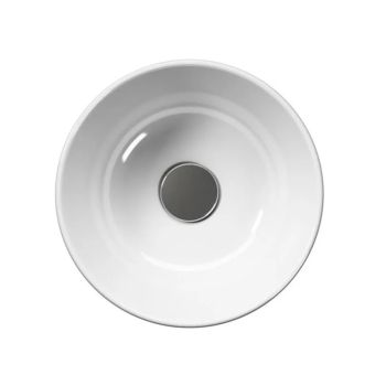 Умивальник GSI Kube X накладний, білий (943511) - Фото №2