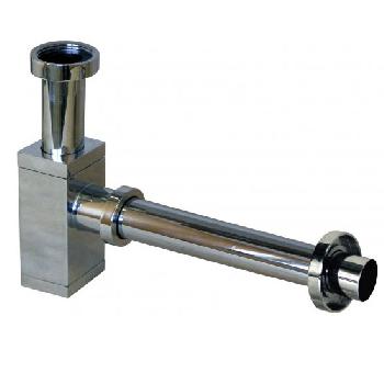 Сифон для умывальника Prevex бутылочный, латунь, резьба 1 1/4, труба 32 мм, хром (A12832M)