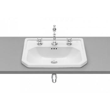 Умивальник Roca Carmen 60х45 з 3 отворами під змішувач (A3270A5003)
