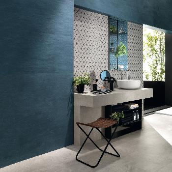 Плитка настінна Atlas Concorde Raw Blue 50x120 (A4SX) - Фото №2