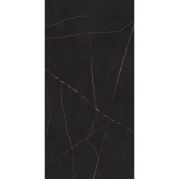 Керамогранітна плита для стільниць Atlas Concorde Plan Black Atlantis Silk 162x324 см 12 мм ST (A8XV)