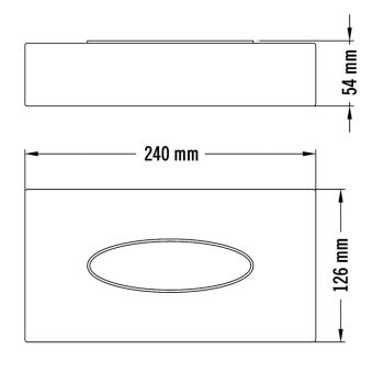 Диспенсер для салфеток Mediclinics Wall Mounted, сатиновый… - Фото №2