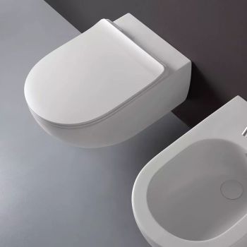 Унитаз подвесной с крышкой Flaminia App sistema Goclean,… - Фото №2