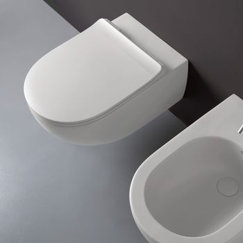 Унитаз подвесной с крышкой Flaminia APP 54x36xh27… - Фото №2