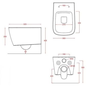 Унітаз підвісний Artceram A16 з кришкою Soft-close,… - Фото №2