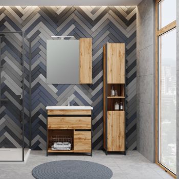 Тумба Juventa Bronx 80х83.4 з умивальником Soft-80,… - Фото №2