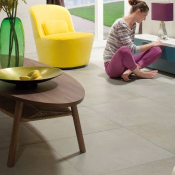 Керамогранит Rako CEMENTO Grey-beige 598х598х10, серо-бежевый… - Фото №2