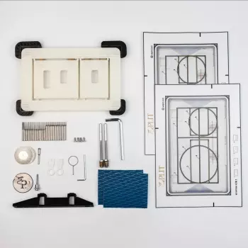 Клавіша змиву Edplit Whisper CWG, прихована, сумісна&#8230; - Фото №1