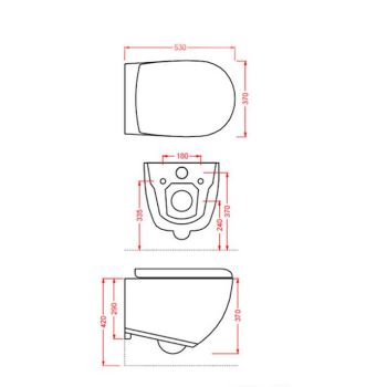 Унитаз безободковый с крышкой Artceram File 2.0 и… - Фото №2