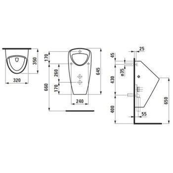 Уринал Laufen Caprino (H8420650004011) - Фото №2