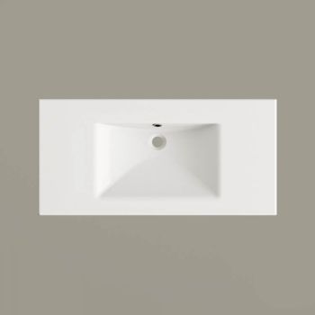 Умивальник підвісний PAA Long Step 1000, литий камінь,&#8230; - Фото №2