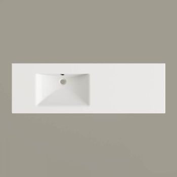 Умивальник підвісний PAA Long Step 1500 A, литий камінь,&#8230; - Фото №2