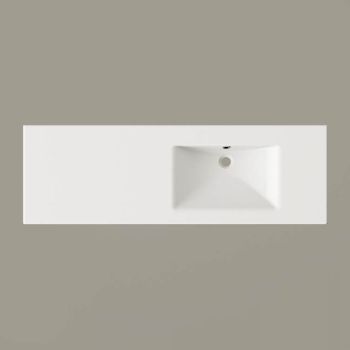 Умивальник підвісний PAA Long Step 1500 A, литий камінь,&#8230; - Фото №2