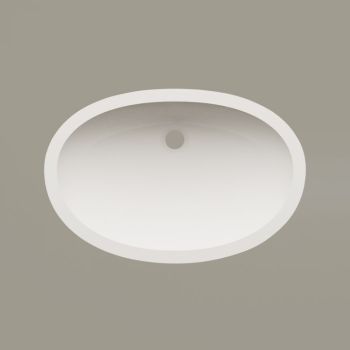 Умивальник врізний PAA Ovo In, литий камінь, 55х37,2,&#8230; - Фото №2