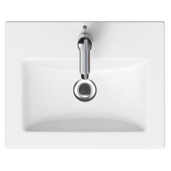 Умивальник меблевий Cersanit Como 50, білий (K32-002-BOX) - Фото №2