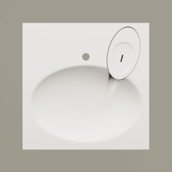 Умивальник над пральною машиною PAA Claro, литий камінь,&#8230; - Фото №2