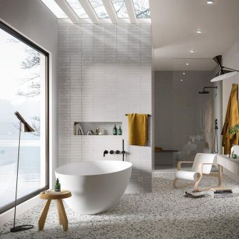 Керамограніт Marazzi Lume White Lx 6х24 (M6RN) - Фото №2