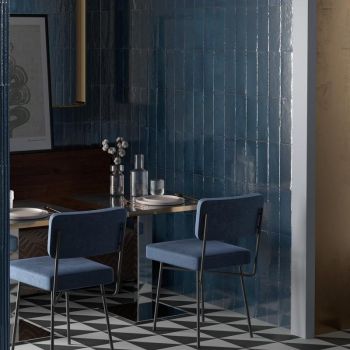 Керамогранітна плитка Marazzi, Rice Blu Lux 5х15,… - Фото №2
