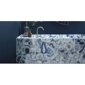 Плитка Fiandre Agata Maximum Blu 300х150 (MAL7861530) - Фото №2