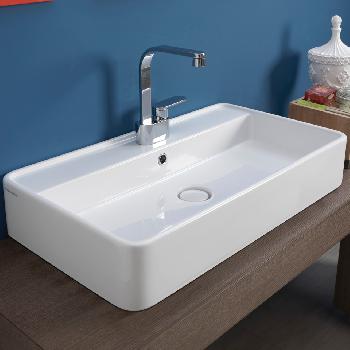 Раковина накладна Flaminia Miniwash 75x42x13 см (MW75PR) - Фото №2