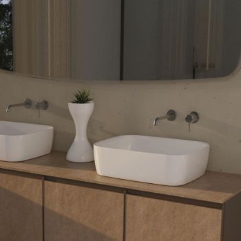 Умивальник накладний Flaminia Play 62x42xh.16 см,&#8230; - Фото №2