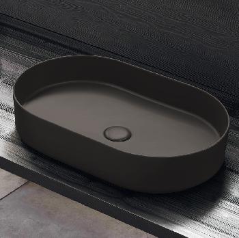 Умивальник на стільницю Cielo Shui Comfort 60х38 см, Lavagna (SHCOLAO60LV)