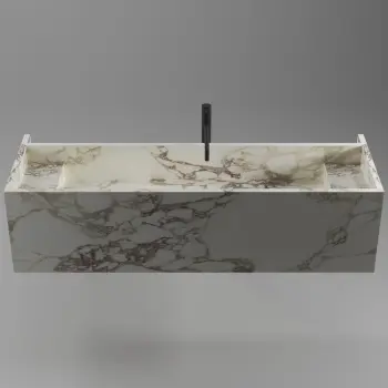 Умивальник підвісний Luxestone 144x50x37.5 см з керамограніту,… - Фото №1
