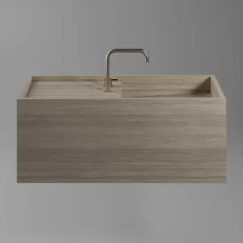 Умивальник підвісний Luxestone 110x40x50 см з керамограніту,… - Фото №1