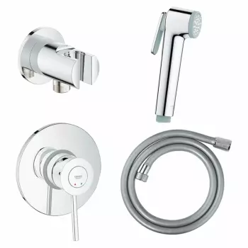 Набір для гігієнічного душу Grohe BauClassic, хром&#8230; - Фото №1