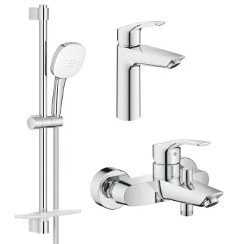 Комплект змішувачів для ванної Grohe Eurosmart 3в1,… - Фото №1