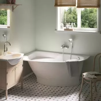 Ванна из искусственного камня PAA Tre D, угловая правая,&#8230; - Фото №1