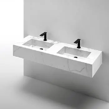 Раковина подвійна підвісна Luxestone 150 (WS21500) - Фото №1