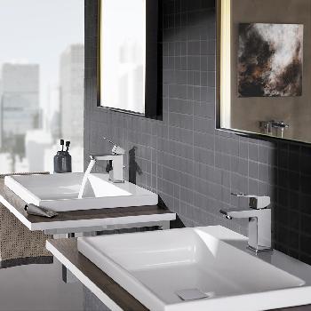 Смеситель для раковины Grohe Eurocube с донным клапаном… - Фото №2
