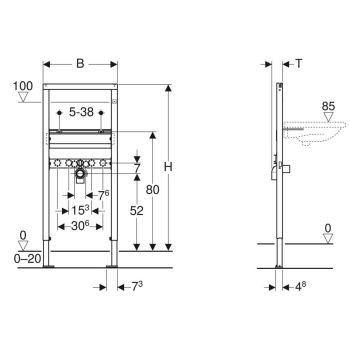 Система інсталяції для умивальника Geberit Duofix (458.404.00.1)