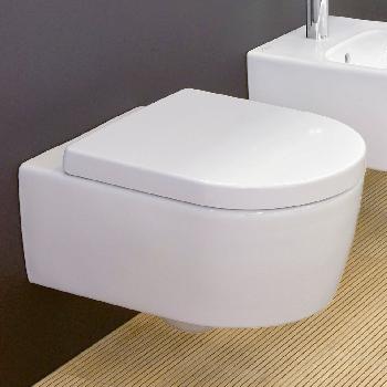 Подвесной унитаз Villeroy&Boch Avento Rimless с крышкой… - Фото №2